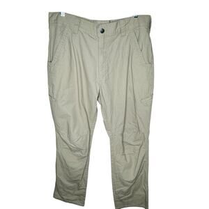 Dickies Cargo Utility Pants Tan Pockets Mens 34x32
